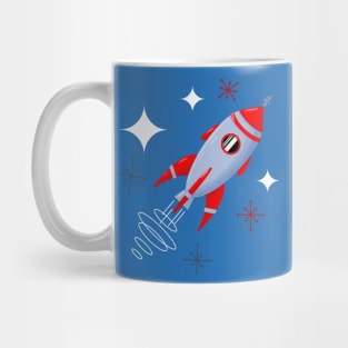 Retro Rocket Mug